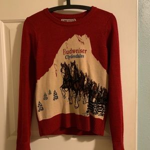 Budweiser Clydesdales sweater Urban Outfitters